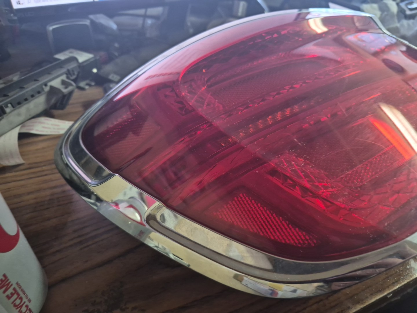 2020 2021 2022 BENTLEY FLYING SPUR LEFT LED TAIL LIGHT OEM CHROME 3SE.945.095H