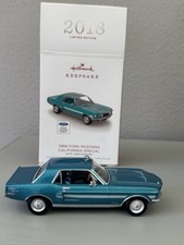 Hallmark 2018 Ford 1968 Mustang California Special 50th Anniversary Ornament