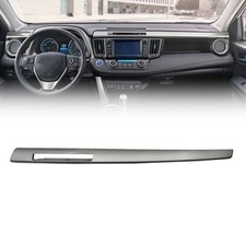 Center Dash Upper Trim Bezel fit for Toyota Rav4 2013-2017 OEM Silvery