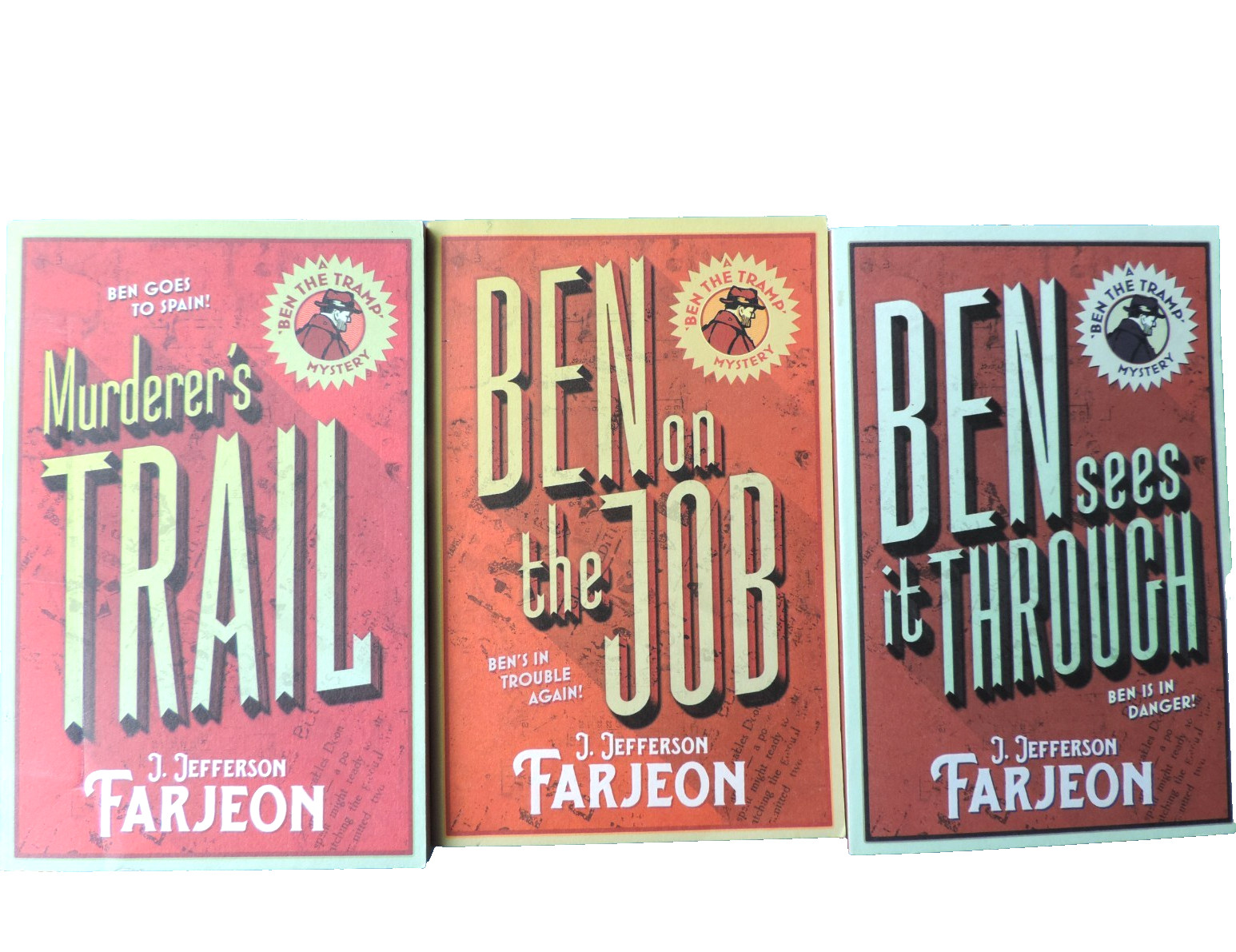 Detective Ben book x 3  bundle ,J. Jefferson Farjeon