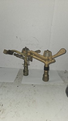 Rain Bird 70CW 70C & 65PJ Brass Impact Sprinkler Heads Lot of 2