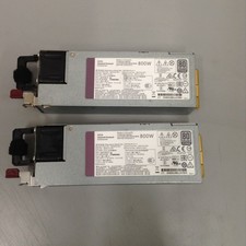 Hewlett Packard HSTNS-PL41-1 800W 866730-001 Power Supply Lot of 2