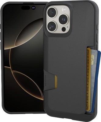 iPhone 16 Pro Max Wallet Slayer Case Holds Cards Cash Secure Drop Tested Design