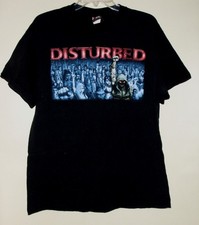 Disturbed Concert Tour T Shirt Vintage Death Audience Size Large