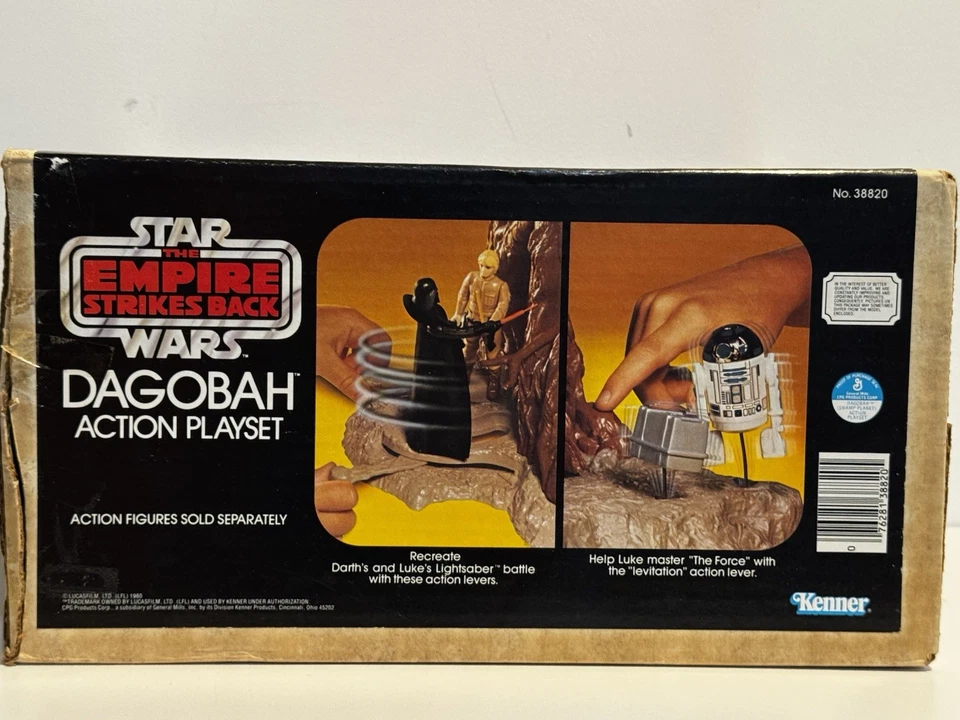 Juego de acción Kenner Star Wars Dagobah 1981 vintage caja original - envío gratuito Foto 3 de 4