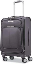 Samsonite Solyte DLX 20 inch Softside Expandable Spinner Luggage Carry On Grey