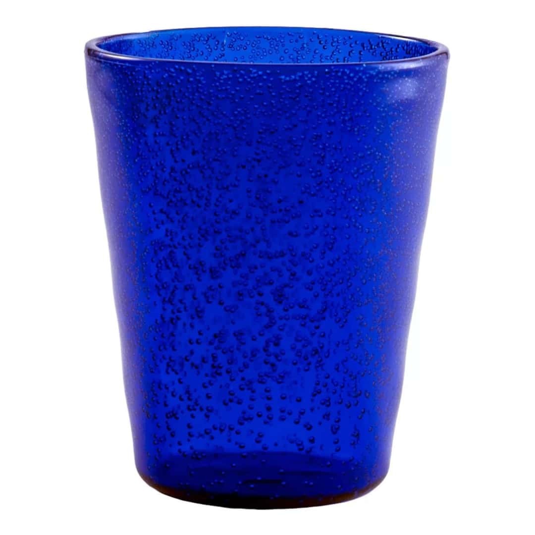 Monochrome Blue Water Glasses 4Pcs 30 Cl In Glass - MEMENTO - Restaurant