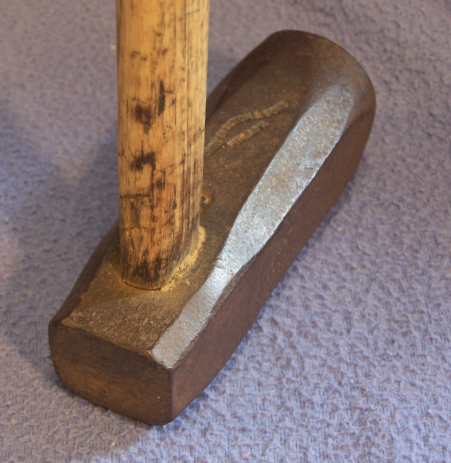 H DISSTON & SONS No 3 Dog Head Hammer Saw Dr. Hammer Saw Doctors tool saw smith