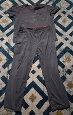 Dickies Men's Scrubs Size XXL / Tall Top / Bottom Shirt / Pants Pewter Gray