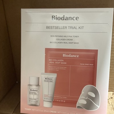 Biodance Pore Perfector collagen cream, bio collagen real deep mask & toner kit