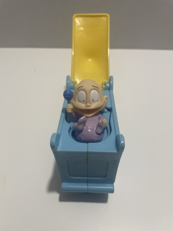 1998 Burger King Kids Club The Rugrats Movie Baby Dil Awakens Wind Up Toy