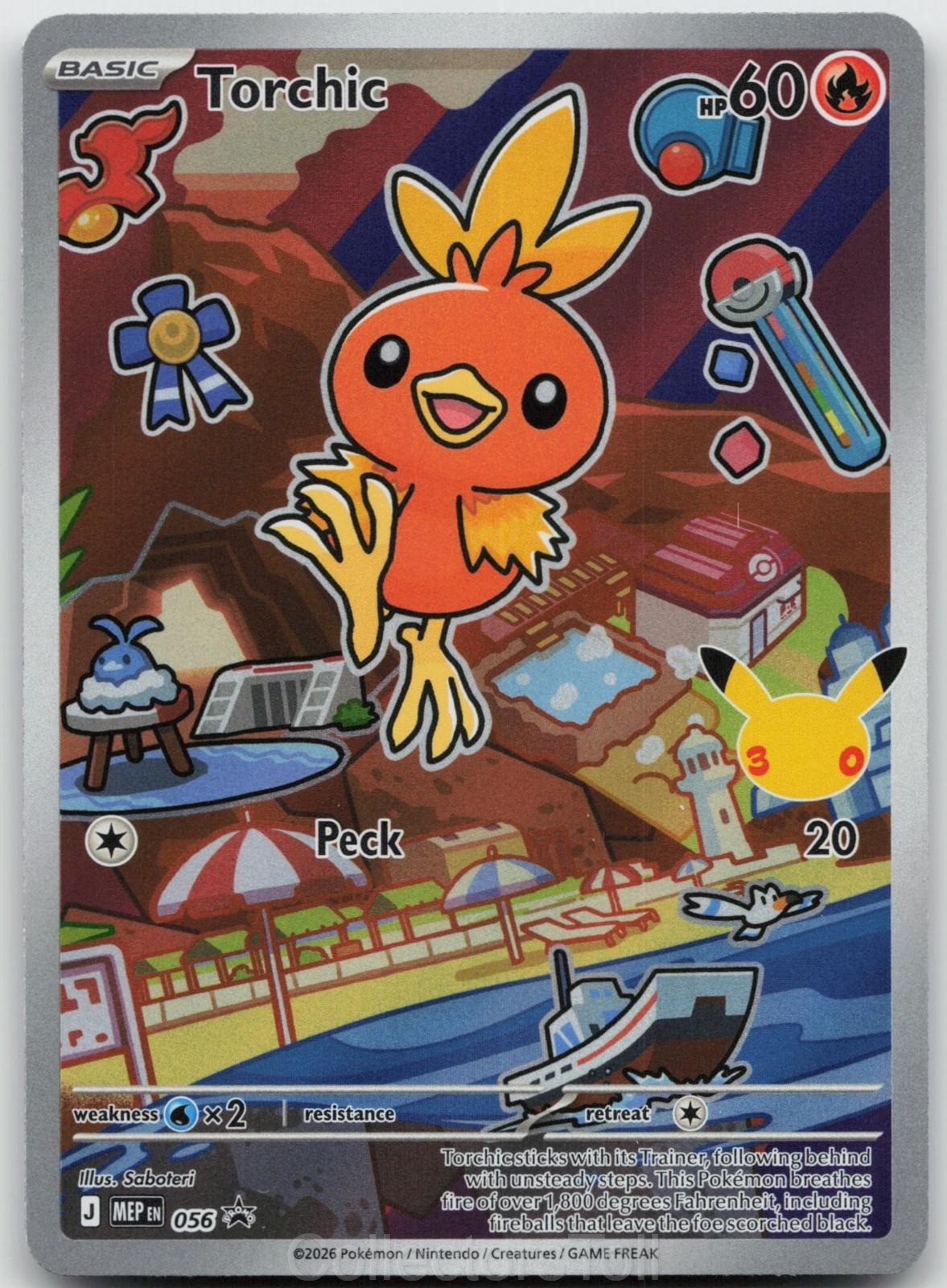 Torchic 056 Promo First Partner Collection 2026 Pokemon Holo Near Mint