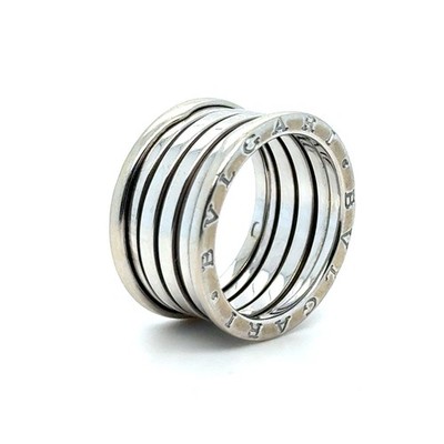 BVLGARI B.ZERO 1  Ring 3-Band aus 18 Karat Weißgold   Größe 61 - (88)