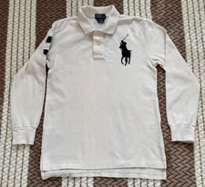 Polo Ralph Lauren long sleeve polo shirt big pony logo M 10 12 boys