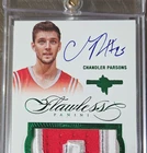 2012-13 Chandler Parsons Panini Flawless Auto Autograph Patch Emerald  3/5 RC