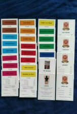INDIVIDUAL  ARSENAL FC MONOPOLY  2007 PROPERTY CARDS  DROP DOWN MENU