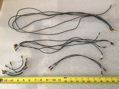 (15) Victor Microwave Radio Frequency Cables - Anritsu Vector Network Analyzer