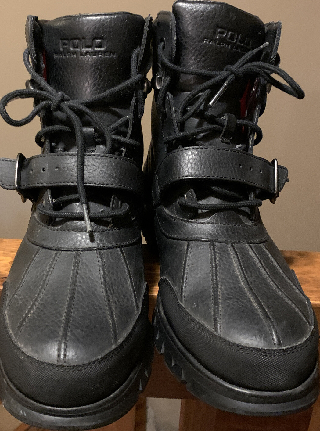 ralph lauren black boots