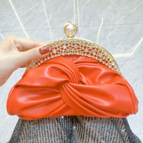 Luxuriöse Damen-Clutch Handtasche Umhängetasche Bankett Hochzeit Party Braut neu - Bild 14 von 17