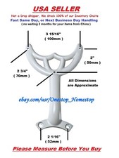 1 - 52" Harbor Breeze White Ceiling Fan Blade Arm, Replacement Bracket, NEW