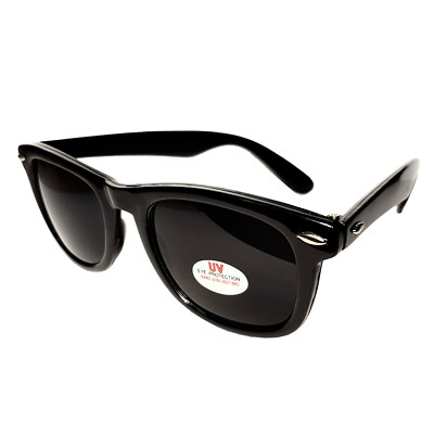 Stylische Sonnenbrille Cool RBW79, Schwarz Gläser extra-dark, Blues Brothers