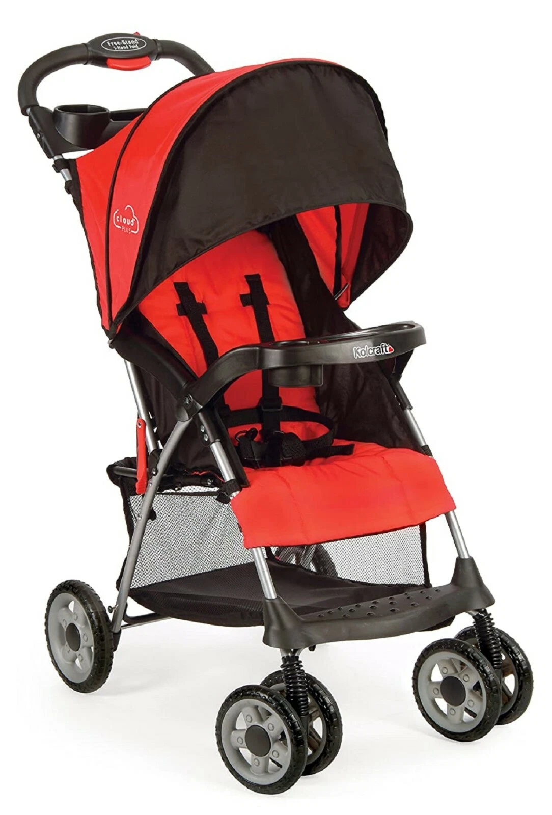 Coche Cochecito Carriola Para Bebes Cinturon Seguridad Bandeja Canasta Guardar
