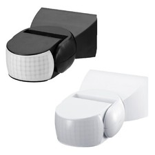 PIR Motion Occupancy Sensor Detector Infrared Indoor Outdoor IP65 12m 180° Solid