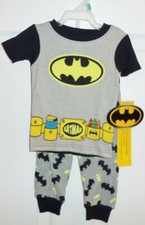BATMAN 2 pc Set Boys Pajamas PJ's Sleepwear Size 9 months NEW