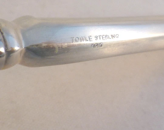 Fiddle Shell by Towle Sterling Dinner Knive(s)-9 1/2"-New/ Modern Blade - Image 3 of 3