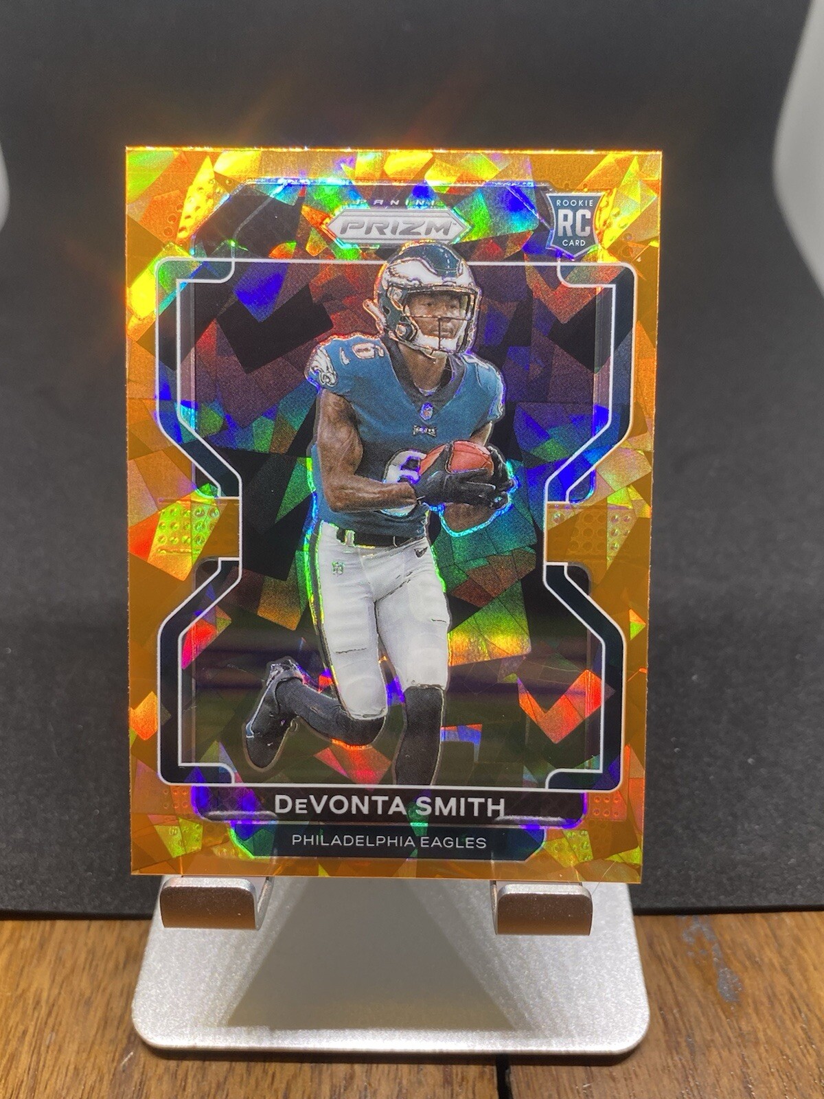 2021 Panini Prizm - Rookie Orange Ice Prizm #335 Devonta Smith (RC)