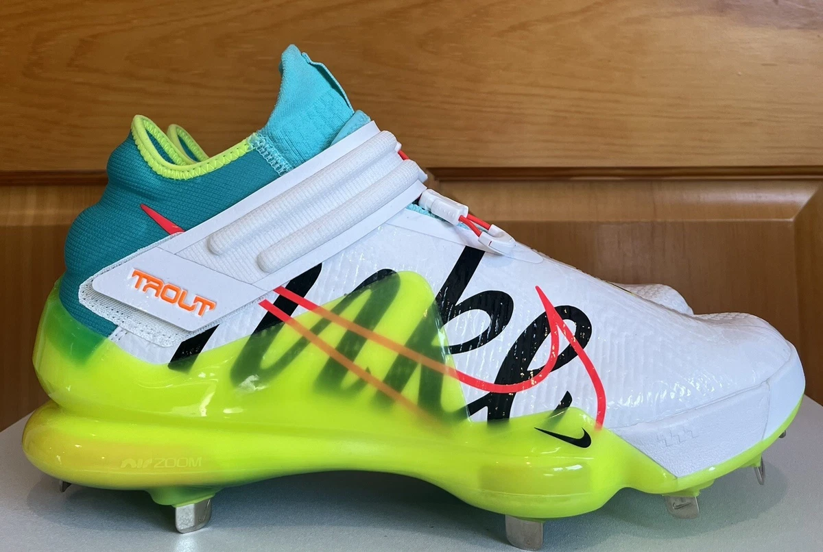 Nike Force Zoom Trout 7 White Aurora Green for Sale | Authenticity