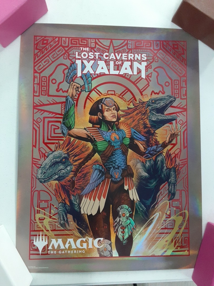 Mtg Lots Caverns Of Ixalan Foil Promotional Poster Wpn | eBay