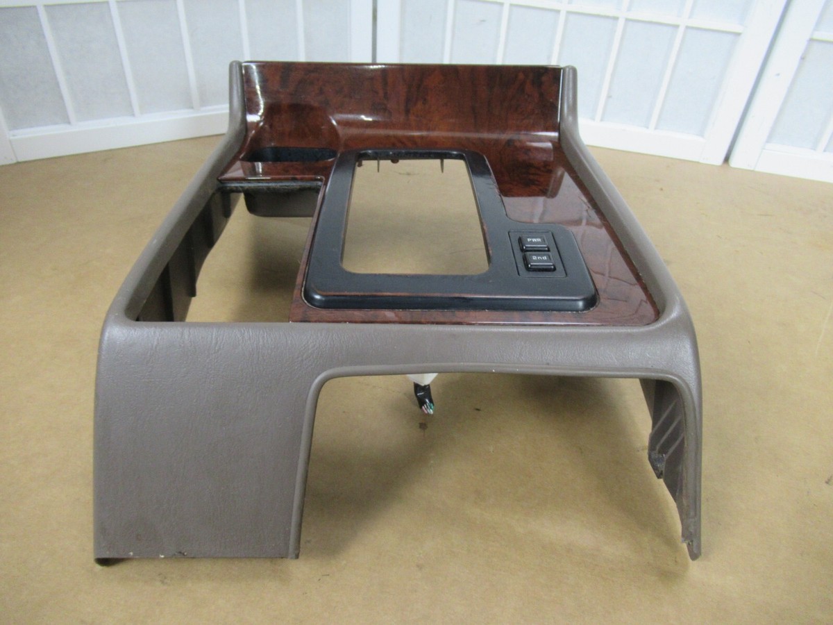 uniJosef Schuster ドイツ製ケース付き 1994年 95-97 Toyota Land Cruiser Lexus LX450 Woodgrain Tan Shifter Center