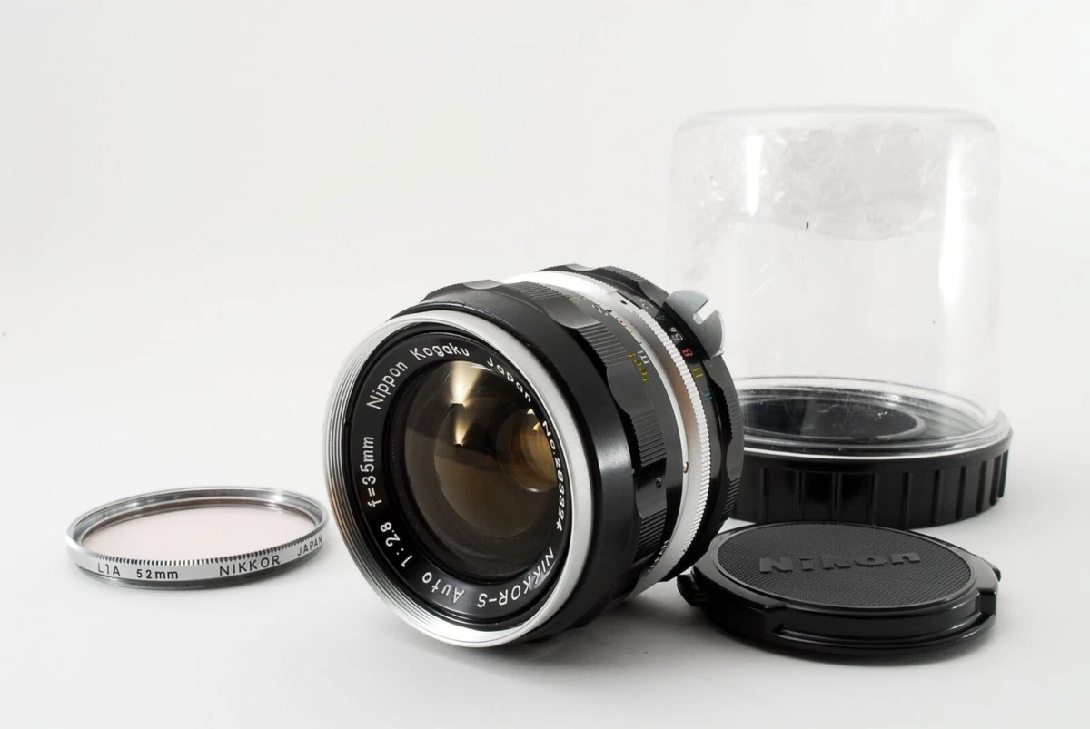 Near Mint] Nippon Kogaku Nikon Nikkor-S Auto 35mm F2.8 MF Lens