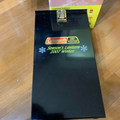 Coleman Seasons Lantern 2007 Limited Edition Unused Japan Vintage
