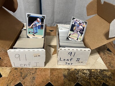 1991 Leaf Baseball Complete Set Series 1 & 2 - SALE!!!