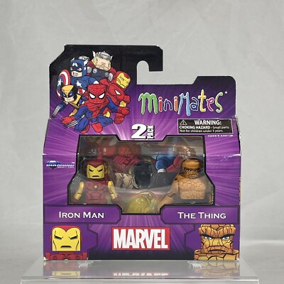 Marvel Minimates Iron Man & the Thing Action Figures | Diamond Select Toys