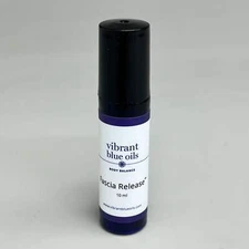 VIBRANT BLUE OIL Body Balance Fascia Release Essential Oil Roller Bottle 10mL