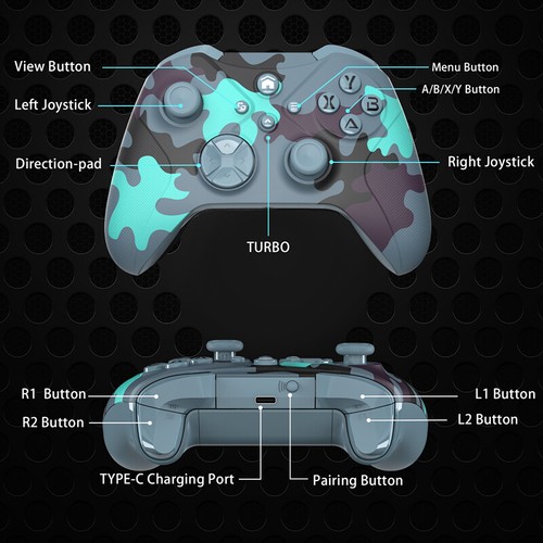 Wireless Controller for Xbox One, Xbox One X/S, Xbox Series X/S PC Free shipping - Picture 16 of 22