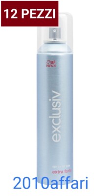 Wella Exclusiv No Gas Haarspray Extra Stark 250 ml 12er Pack