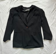 Emporio Armani Black blazer shoulder pads size IT 46 US L