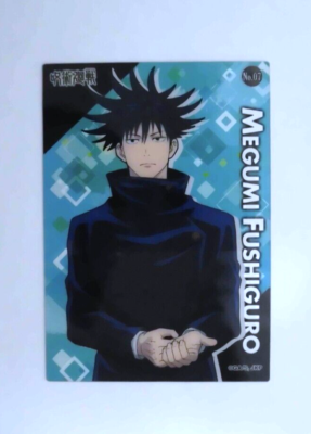 Jujutsu Kaisen Plastic card Fushiguro Megumi 07 | eBay
