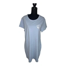 Rebellious One NWT 1X Junior Plus Blue Tennis Club T-shirt Dress #1502D