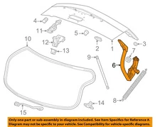 GM OEM 13-19 XTS Trunk Lid Lid Components-Hinge 23452986