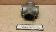 NOS LDR 110-5249 Galvanized Standard Threaded Pipe 2" Cross 2-Inch