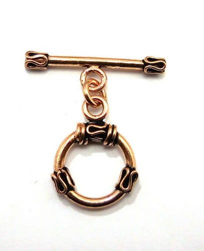 6 Set 16X27mm Bali Toggle Clasp Antique Copper Jewelry Making 571 cb-122 - 第 1/3 張圖片