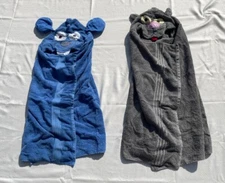 Handmade Itchy And Scratchy Hooded Bath Towel  Set 48" X 36" The Simpsons