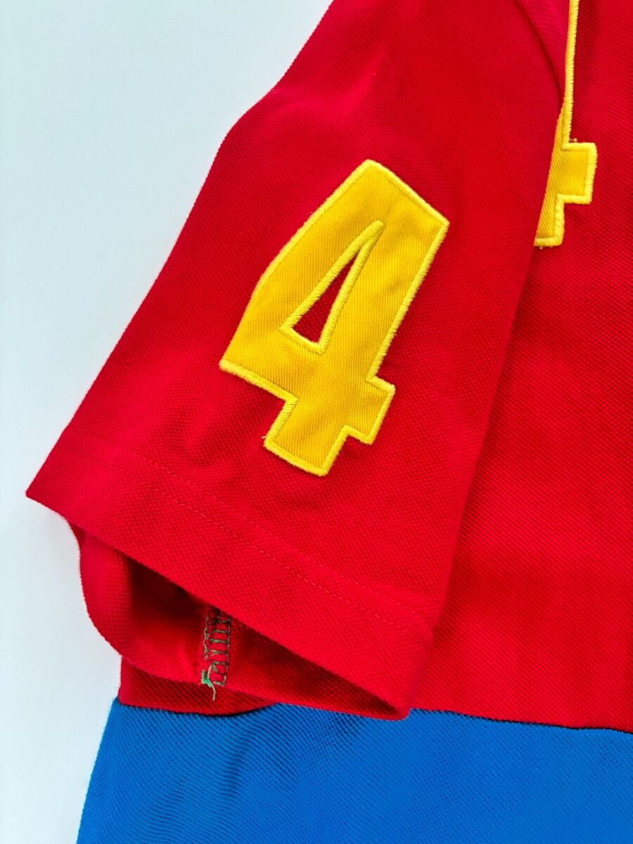 Polo Ralph Lauren Big Pony Collection Block Shirt Red Blue Polo Ralph Lauren Big Pony Collection Block Shirt Red Blue