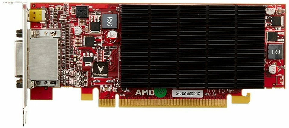 NEW VisionTek 900529 AMD Radeon 5450 PCIe 512MB DDR3 SFF Dual DVI Video Card - Image 2 of 4