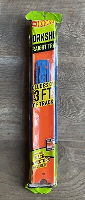 NEW in Bag - Hot Wheels Track Builder Straight Track 3 Ft. - Improved Connectors